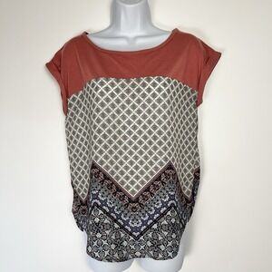 Rewind Women's Boho Tank Top Blouse Size Small Cottage Core Hippie